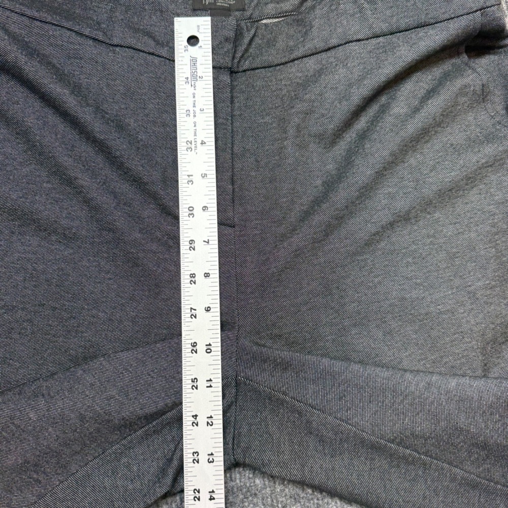 J.Jill Wearever Trousers Womens M Gray Knit Flare Pants Pull On Stretch - Picture 6 of 12